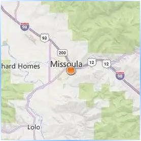 The University of Montana Location Map The University of Montana Location Map