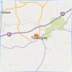 Tuskegee University Location Map Tuskegee University Location Map