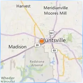 University of Alabama in Huntsville Location Map University of Alabama in Huntsville Location Map
