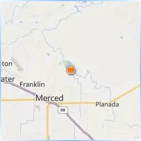 University of California Merced Location Map University of California Merced Location Map