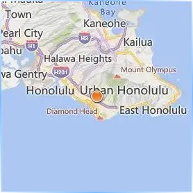 University of Hawaii at Manoa Location Map