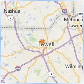University of Massachusetts Lowell Location Map University of Massachusetts Lowell Location Map