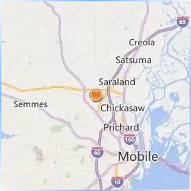 University of Mobile Location Map University of Mobile Location Map