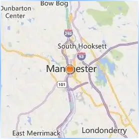 University of New Hampshire at Manchester Location Map University of New Hampshire at Manchester Location Map