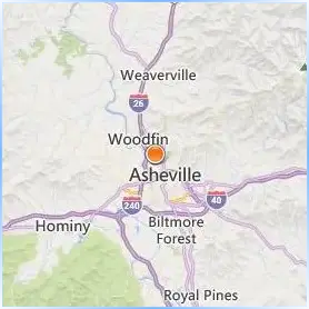 University of North Carolina at Asheville Location Map University of North Carolina at Asheville Location Map