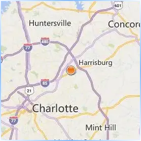 University of North Carolina at Charlotte Location Map