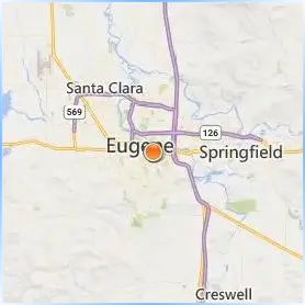 University of Oregon Location Map University of Oregon Location Map