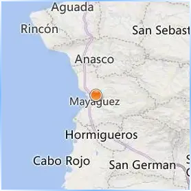 University of Puerto Rico Mayaguez Location Map University of Puerto Rico Mayaguez Location Map