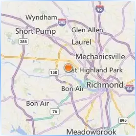 University of Richmond Location Map University of Richmond Location Map