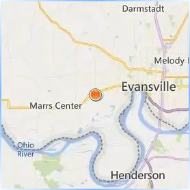 University of Southern Indiana Location Map