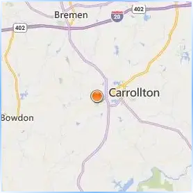 University of West Georgia Location Map University of West Georgia Location Map