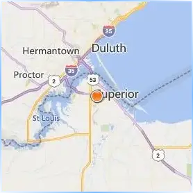 University of Wisconsin Superior Location Map University of Wisconsin Superior Location Map