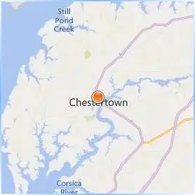 Washington College Location Map