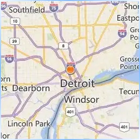 Wayne State University Location Map Wayne State University Location Map