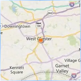 West Chester University of Pennsylvania Location Map