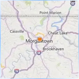 West Virginia University Location Map West Virginia University Location Map