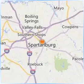 Wofford College Location Map Wofford College Location Map